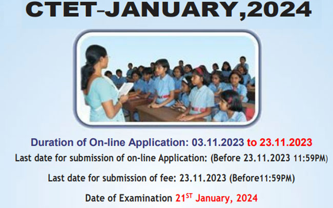 CTET Exam January 2024 Admit Card Link